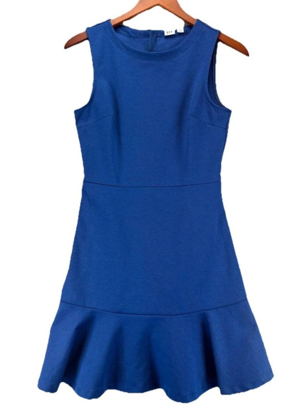 Gap Cobalt Blue Sleeveless Fit & Flare Flounce Hem Dress